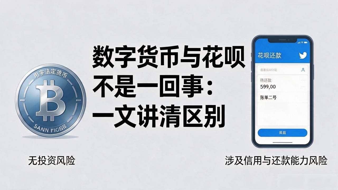 数字货币与花呗不是一回事：一文讲清区别