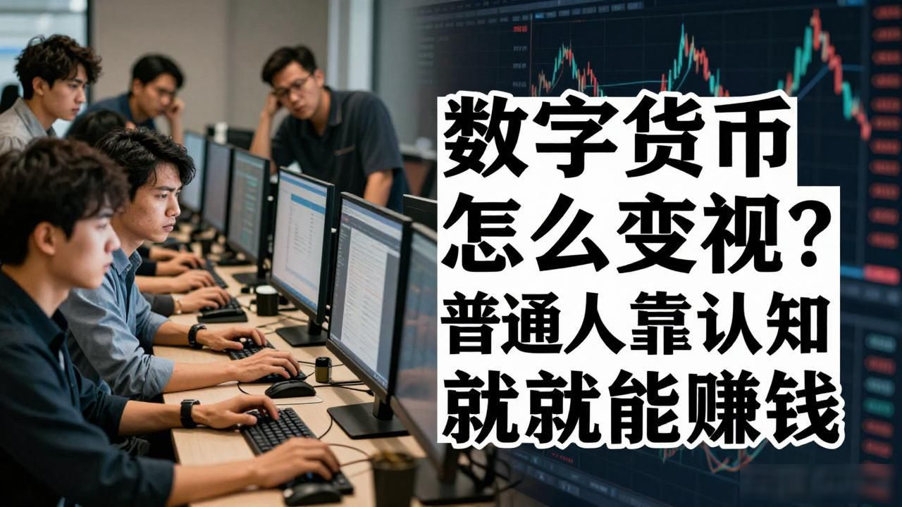 数字货币怎么变现？普通人靠认知就能赚钱