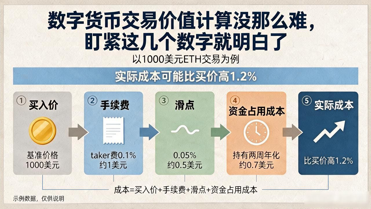 数字货币交易价值计算没那么难，盯紧这几个数字就明白了