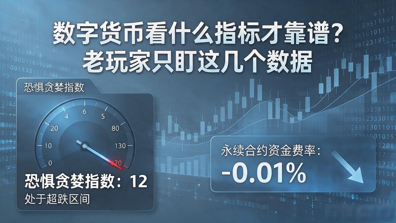 数字货币看什么指标才靠谱?老玩家只盯这几个数据