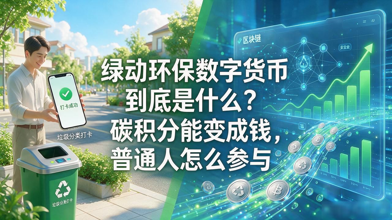 绿动环保数字货币到底是什么？碳积分能变成钱，普通人怎么参与