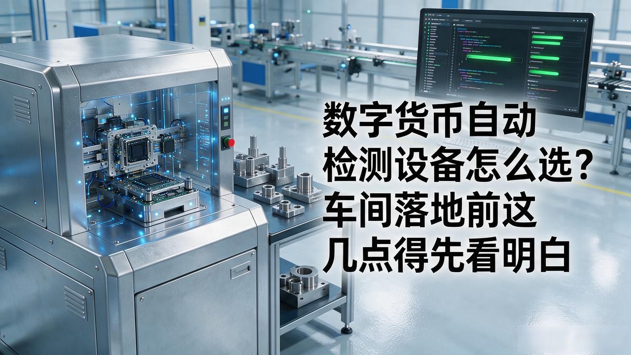 数字货币自动检测设备怎么选？车间落地前这几点得先看明白