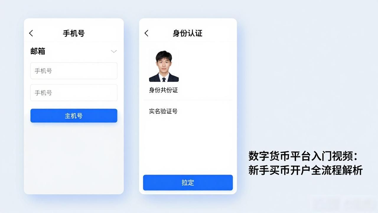 数字货币平台入门视频：新手买币开户全流程解析