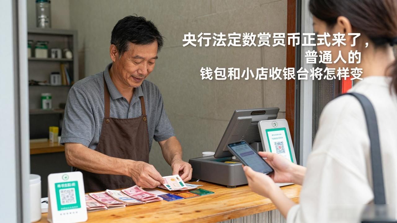 央行法定数字货币正式来了，普通人的钱包和小店收银台将怎样变