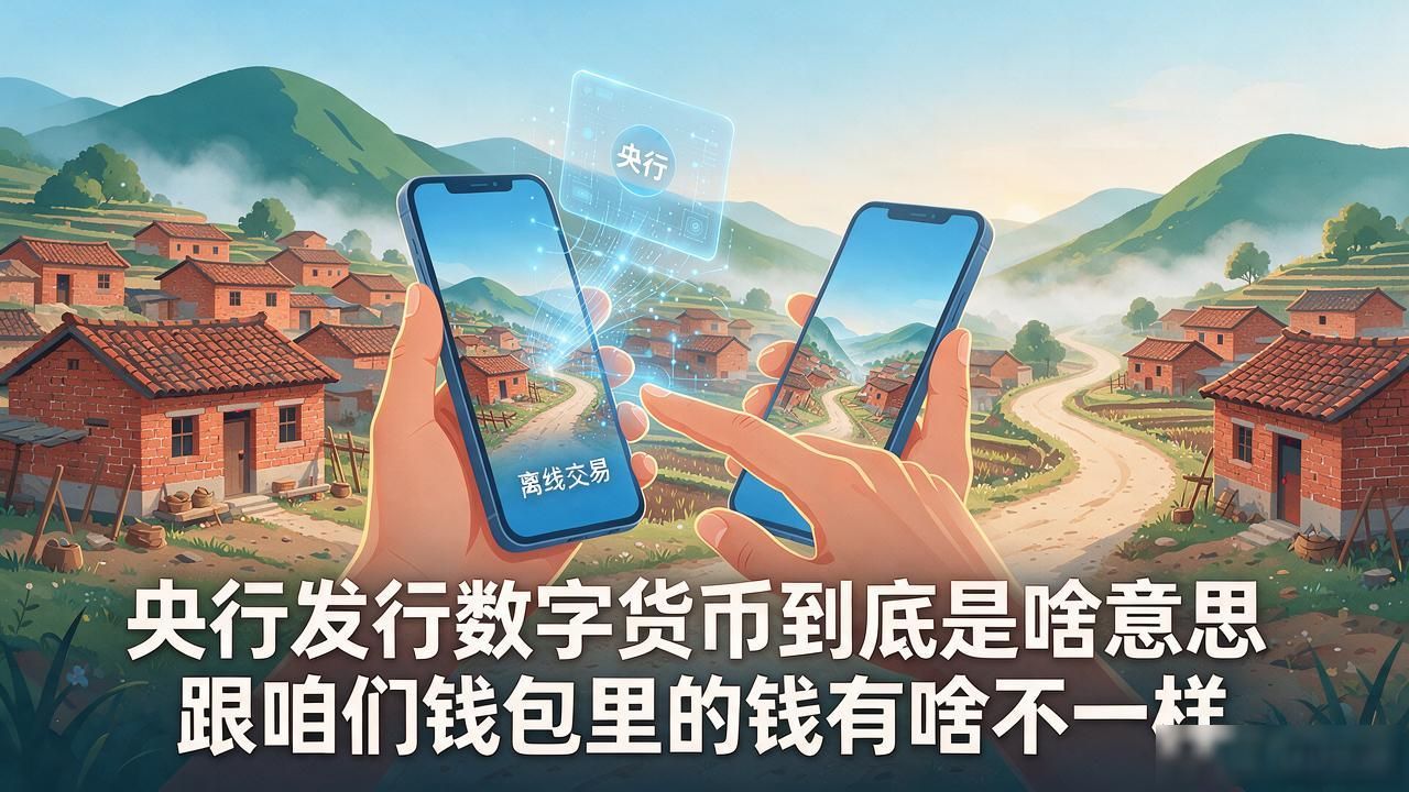 央行发行数字货币到底是啥意思 跟咱们钱包里的钱有啥不一样