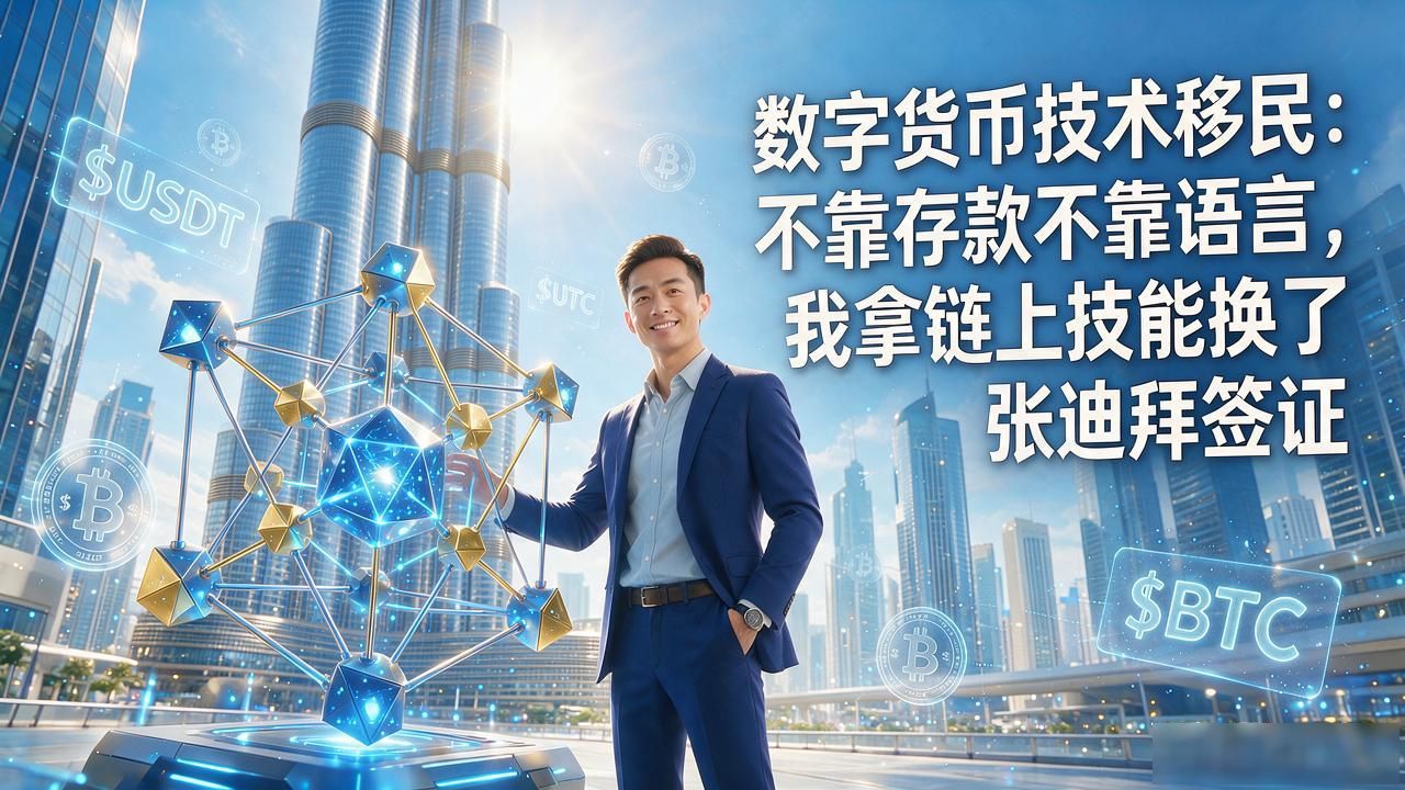 数字货币技术移民：不靠存款不靠语言，我拿链上技能换了张迪拜签证