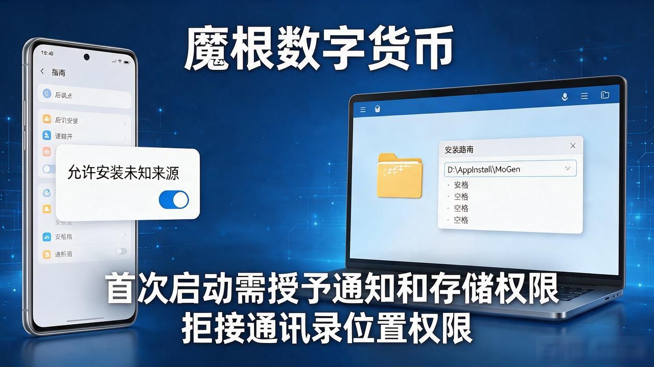 魔根数字货币怎么下载，手机和电脑都能装，附安装避坑要点