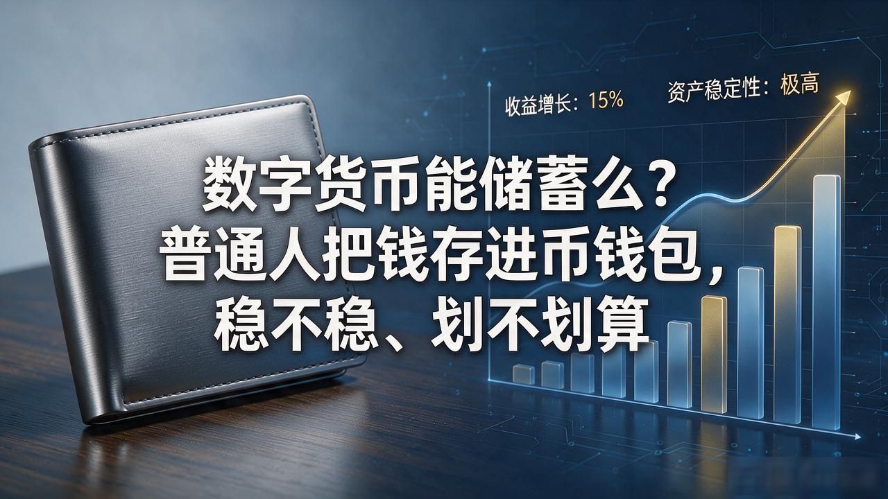数字货币能储蓄么？普通人把钱存进币钱包，稳不稳、划不划算