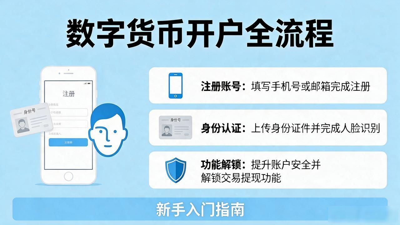 数字货币开户全流程:新手入门指南