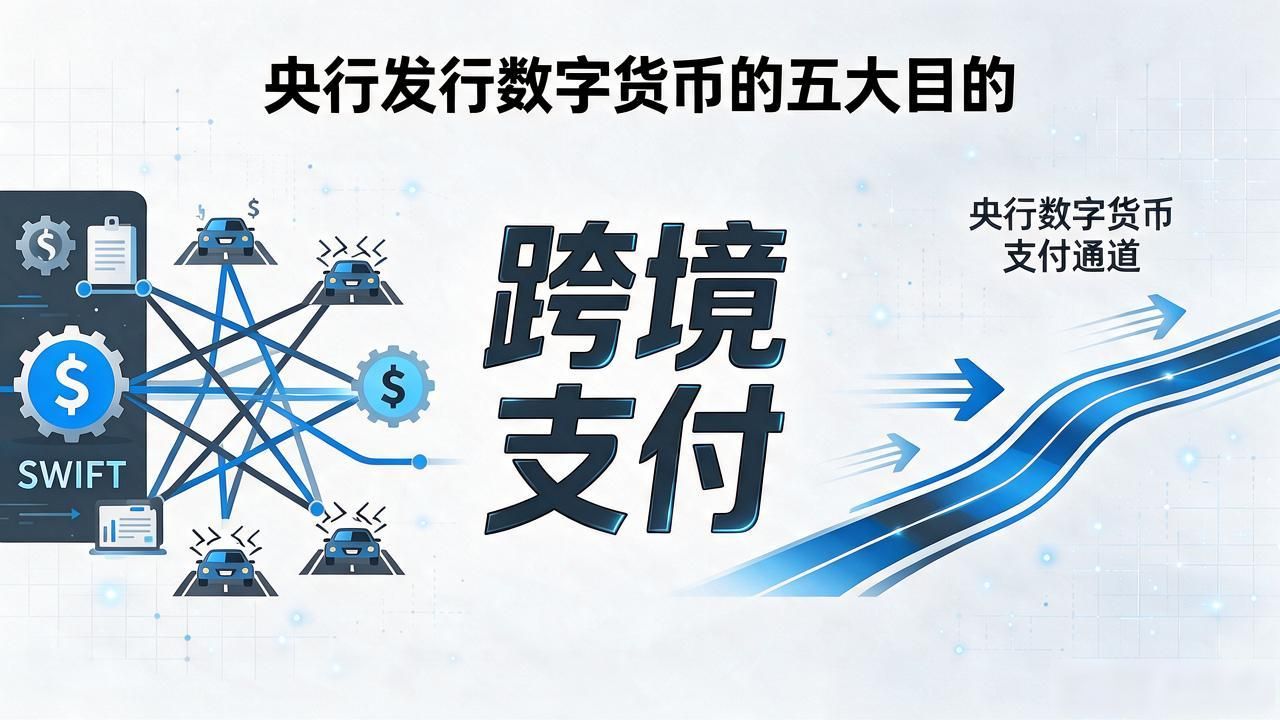 央行发行数字货币的五大目的